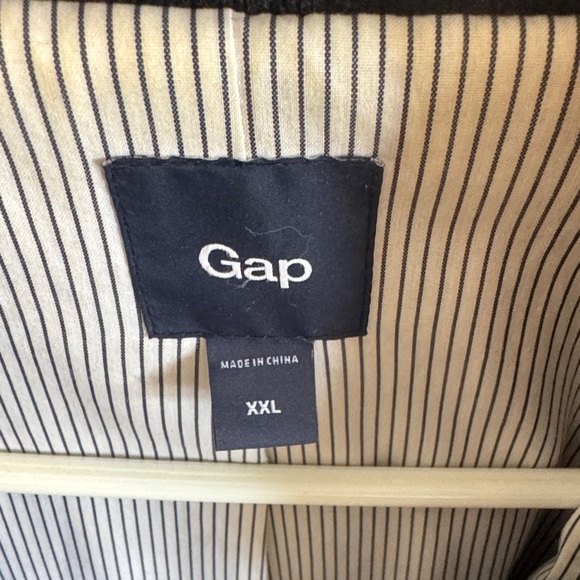 GAP Classic Black Double-Breasted Coat - Picture 2 of 5